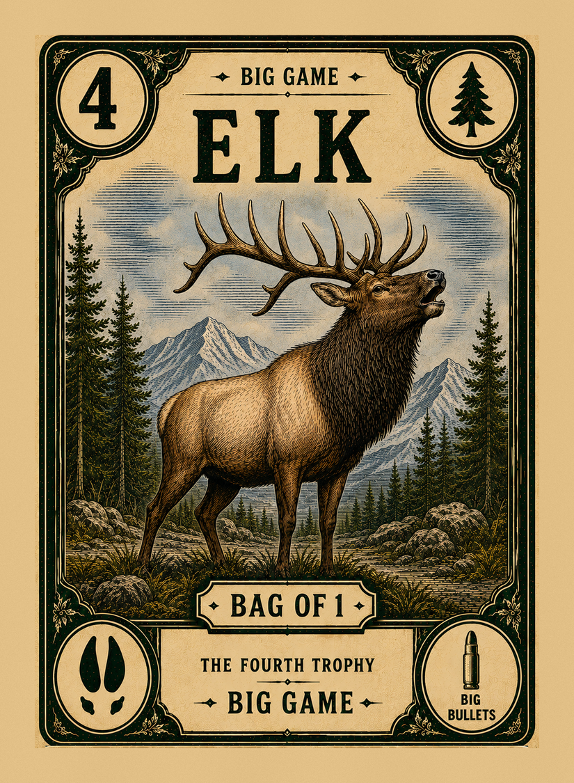 Cards Wild - Hunting Card Game Deer Elk Bear Family Cabin Gift Jasper Colorado