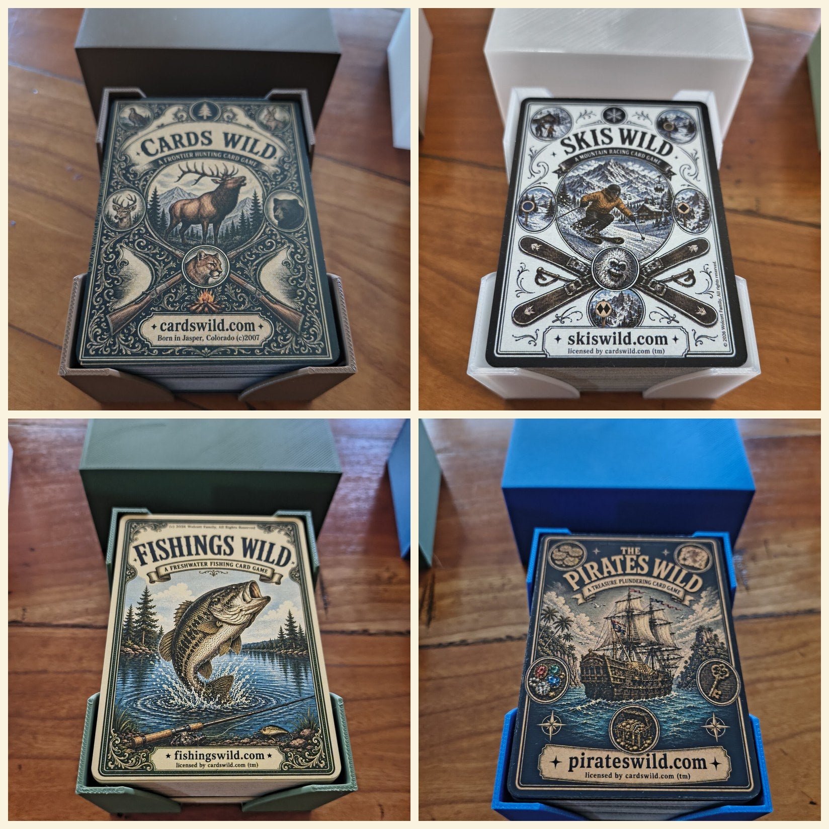 Cardswild 4-Game Collector Set