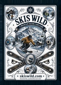 Skis Wild card back cover art