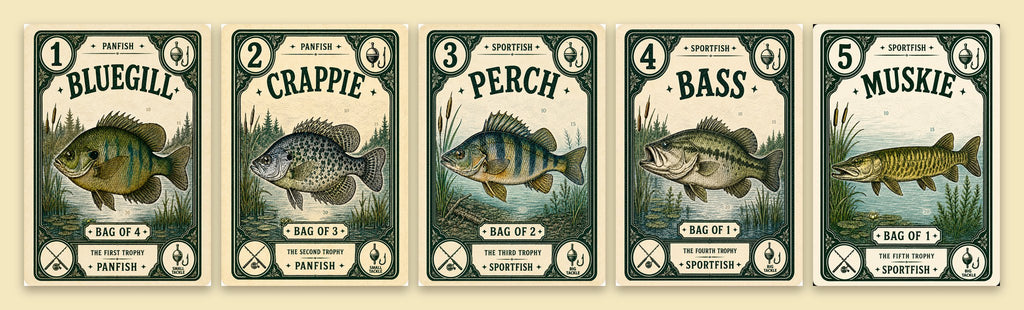 Fishings Wild - Fishing Card Game Bass Muskie Angler Cabin Lake Fathers Day Gift