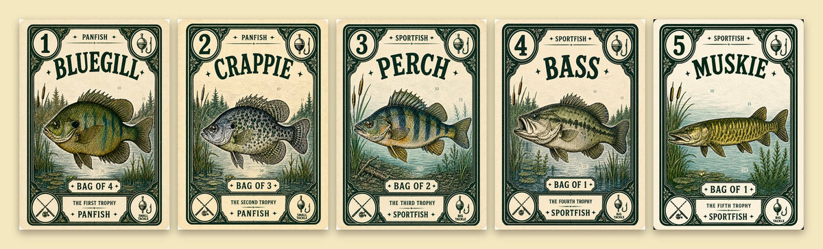 Fishings Wild - Fishing Card Game Bass Muskie Angler Cabin Lake Fathers Day Gift